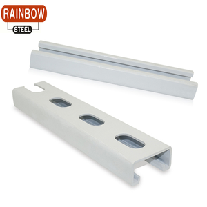 Steel <b>Channel</b> Seismic Rail with Hot-Dip Galvanized Solar Photovoltaic Bracket and Holes Made in Tianjin - Product Image 6
