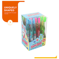 Bonbons liquides acidulés en forme de brosse à dents, saveur fruitée, en gros
