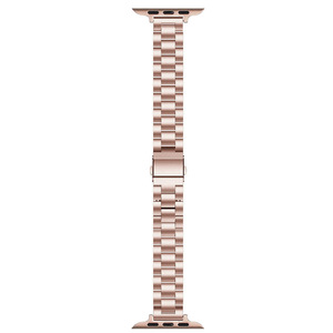 สําหรับ <span class=keywords><strong>Apple</strong></span> <span class=keywords><strong>Watch</strong></span> 8 7 <span class=keywords><strong>6</strong></span> 5 4 38 มม.40 มม.42 มม.44 มม.สร้อยข้อมือโลหะ 14 มม.Slim สาม Link สแตนเลสนาฬิกา - Product Image 5