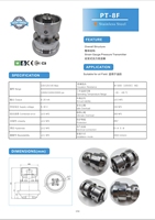 Capteur de force intelligent haute capacité PT-8F, large plage 100Mpa/120Mpa/140Mpa, transmetteur de pression pour instruments de pesage