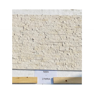 100% Natural Marble White Split Face Ledger Panel <b>Wall</b> <b>Fireplace</b> Decorative Home Decor Luxury Design Customized Size Durable - Product Image 3