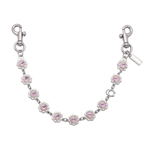Élégant porte-clés nœud papillon rose en strass, chaîne tendance en métal doré et argenté, boucle de sac décorative, porte-clés rétro en diamant pour filles - Product Image 5