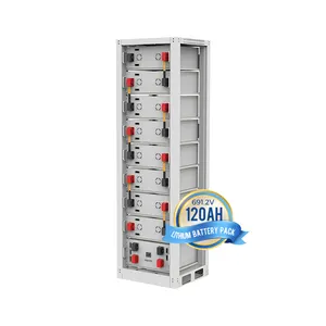 Lithium Ion Battery Pack 691.2v 120 ah 80kwh 90kwh Energy Storage Rack-Mounted battery with BMS