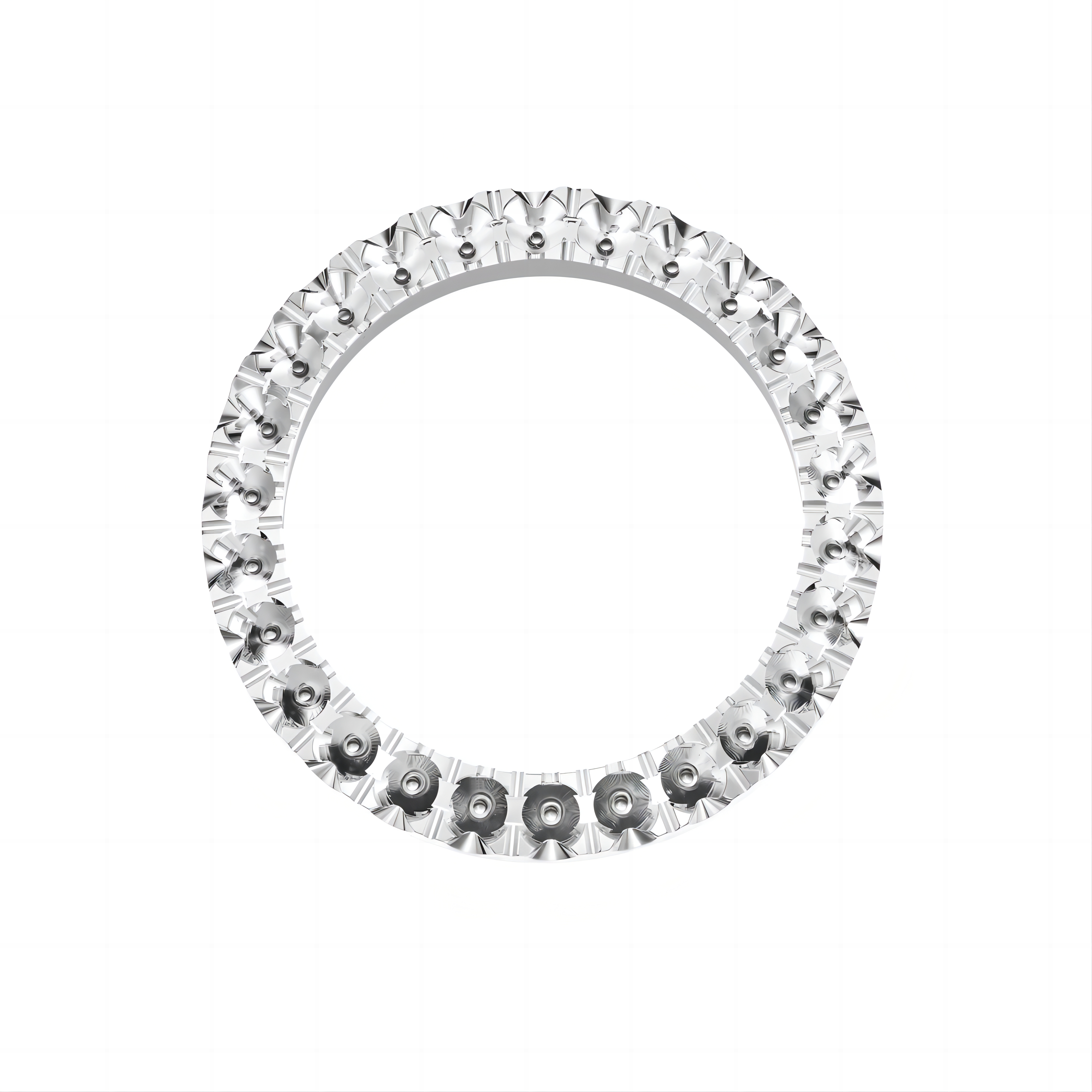 18k white gold watch bezel for rolex datejust wimbledon 41