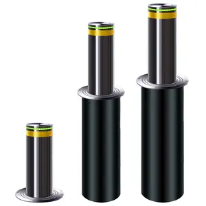 Retractable Rising Road Blockers Automatic Bollard with Anti-collision Steel Beam Column No Parking Device parking pole