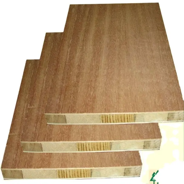 E0 E1 4*8 özelleştirilmiş boyutu 12mm 15mm 18mm ticari lamine blok kurulu/Blockboards