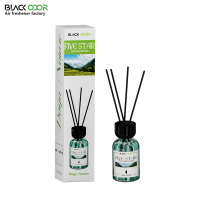 Diffuseur de parfum en verre massif pour voiture 120ml Noir, parfum hôtelier cinq étoiles, désodorisant longue durée pour la maison et la voiture, élimination des odeurs