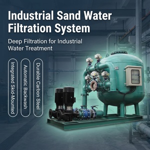 Pompe de filtration à sable pour piscine hors sol avec sable de quartz, filtration 20-100 microns, débit 6-300 m³/h pour piscine enterrée et aquarium - Product Image 4