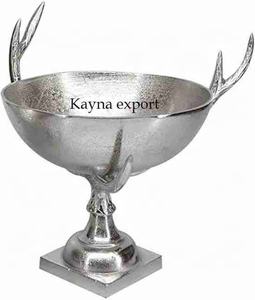 Cuenco de dátiles elegante con hojas de metal de lujo para cocina modular y mesa de comedor que sirve para uso a precios económicos - Product Image 1