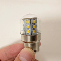 Ampoule LED B22 Corn 2835 27SMD à culot baïonnette, lampe LED pour réfrigérateur 12-80V 85-265V 4W, éclairage de plafond à économie d'énergie