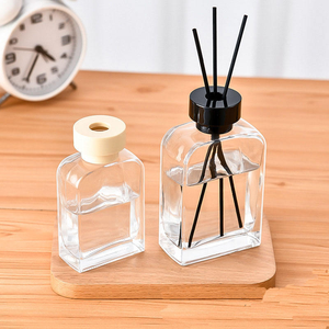 Difusores de Aroma de Lujo de 120 ml, 140 ml, 220 ml, 350 ml, Botellas de Vidrio Cuadradas Transparentes con Serigrafía - Product Image 1