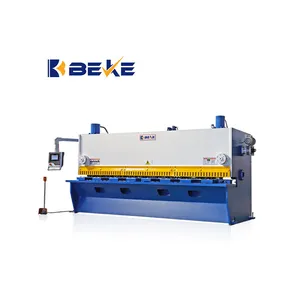 ماكينة الحلاقة الهيدروليكية QC11Y CNC Guillotine DELEM DAC360T 10*2500 10*3200 من الصلب السادة