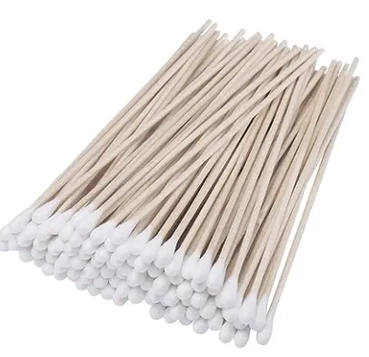 कपास Swabs लकड़िया गिनती डबल दौर टिप्स के साथ बांस कपास Swabs