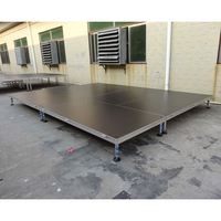 Matériel de sol pour scène, robuste et durable, scène portable utilisée