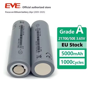 Paquete de Baterías Personalizado EVE 21700 50E 5000mAh <span class=keywords><strong>3C</strong></span> 3.7V para Patinetes Eléctricos, Stock en la UE, BMS, Batería de Iones de Litio Cilíndrica - Product Image 1
