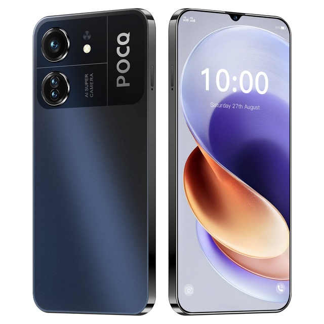 New Cross-border C65 Smartphone Android 6.8" HD 120Hz AMOLED Display Dual-SIM 16G+1TB 5G LTE Global Version International Trade
