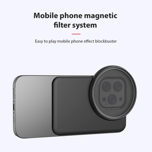 Soporte de filtro de teléfono de montaje de filtro de teléfono magnético de 6,1 pulgadas con reemplazo de filtro de difusión negro 1/2 de 67mm - Product Image 6