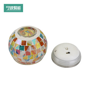 <b>Solar</b> Glass Jar Light Mosaic Led Outdoor Garden <b>Lamp</b> Portable Water Resistant <b>Solar</b> <b>Powered</b> - Product Image 2