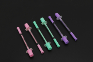 Seringues à <span class=keywords><strong>insuline</strong></span> stériles jetables U-100 de 0,5 cc et <span class=keywords><strong>1</strong></span> cc (<span class=keywords><strong>ml</strong></span>) prêtes à être expédiées, disponibles en différentes couleurs, avec aiguilles de 30G, 31G, 32G, 8 mm, 5/16'', 6 mm, <span class=keywords><strong>1</strong></span>/4''. - Product Image 4