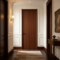 Porte intérieure à panneau affleurant en MDF et bois massif LT Modern, étanche, anti-rayures, taille personnalisée, écologique, pour chambre à coucher