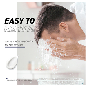 Crème tonifiante pour le visage LAIKOU pour hommes, crème <span class=keywords><strong>BB</strong></span> éclaircissante, crème éclaircissante pour la peau, crème pour le visage pour hommes, 50 g, pores invisibles - Product Image 6