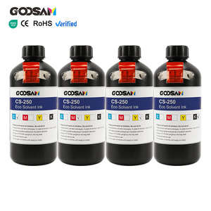 Goosam 1000ml Cs250 Cs100 Cs300 Tinta Eco Solvente Compatible para Mimaki Jv100 160 Impresora con Chip - Product Image 1