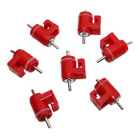 Abreuoires billes automatique en acier rouge, 1 pièce, pour les poules, gobelets pour boire les poissons