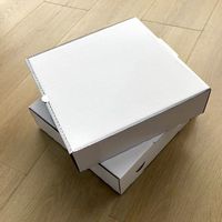 Boîtes à pizza en carton ondulé personnalisées en gros, 12, 16, 18 pouces, en papier kraft, matériaux recyclés, jetables, imperméables, impression de logo, prix bas