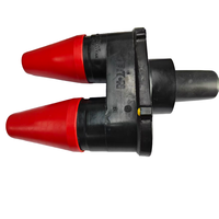 Coude isolé EPDM 200A pour raccordement traversant de transformateur de distribution submersible