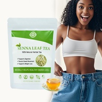 Té de Hierbas Adelgazante Premium GMP de Chinaherbs, Té de Hoja de Senna Puro y Natural, Quemador de Grasa para Adultos