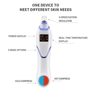 Aspirateur électrique professionnel pour points noirs et pores, avec compresses froides et chaudes, pour soins de beauté - Product Image 4