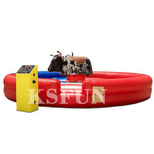 5m de diamètre gonflable rodéo mécanique <span class=keywords><strong>Bull</strong></span> Ride Machine adultes enfants en plein air gonflable carnaval jeux de Sport pour les événements - Product Image 1