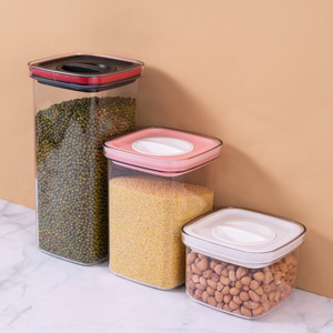 Thực Phẩm Kín Jar Nhà Bếp Trong Suốt Thực Phẩm Lưu Trữ <span class=keywords><strong>Container</strong></span> Tươi Giữ Hộp Lưu Trữ - Product Image 6
