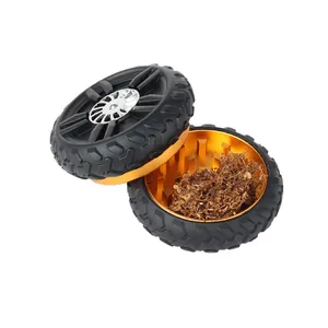 2023 New Arrival Special Tyre Herb Grinder Dry Manual Aluminum Tobacco Grinder