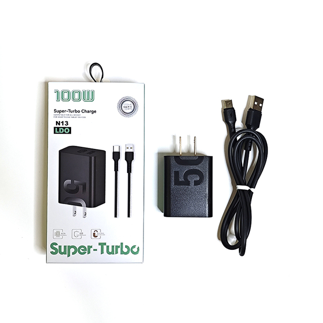 High Quality N13 2 in 1 A+C 15W 25w USB&Type C Charger With Micro Type C Cable Fast Charging Wall Charger Adapter