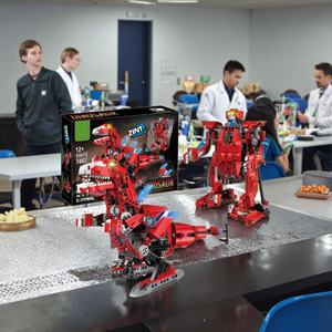 <span class=keywords><strong>2</strong></span>-in-1 <span class=keywords><strong>2</strong></span>.4GHz telecomando dinosauro gonfiabile in plastica giroscopio a quattro canali Puzzle Set modello a vapore giocattolo - Product Image 4