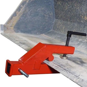 Red/Black 2" Clamp-On Hitch Pallet Fork <b>Trailer</b> Towing Adapter Forged Steel Powder Coated 800lbs Clamp on <b>Trailer</b> Hitch for Bobc - Product Image 2