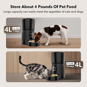 Dispensador de comida para mascotas con Control de vídeo de aplicación 4L, contenedor de comida para perros y gatos con Wifi inteligente, Alimentador automático para mascotas con cámara - Product Image 5