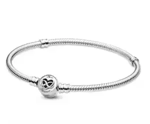 Original 100% 925 Sterling Silver Original Pan Charm Pendant Bracelet With ALE S925 Logo High Quality Exquisite Jewelry