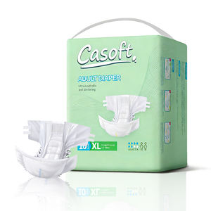 Culottes absorbantes pour adultes Kaida, incontinence modérée, bande frontale refermable, taille XL, pour la récupération post-chirurgicale à l'hôpital - Product Image 1