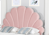 Mobilier de chambre à coucher moderne et luxueux Cadre de lit en bois Queen King Size avec rangement Design doux Lit en bois Lit domestique matrimonial Cama