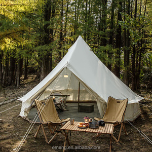 Luxo Camping 3M 4M 5M 6M 7M Luxury Cotton Canvas Bell Tent for <strong>Glamping</strong> - Product Image 4