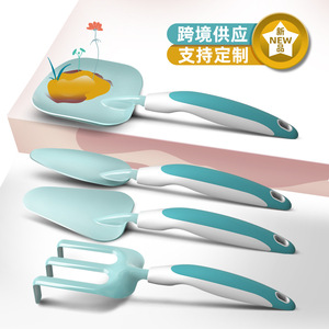 <b>Garden</b> Shovel Rake <b>Set</b> 3Pc Ergonomic PP Plastic For Planting Flower Gardening <b>Tools</b> Outdoor DIY <b>Garden</b> Care <b>Tool</b> <b>Set</b> - Product Image 1