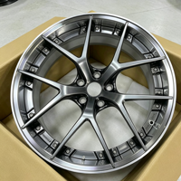 Jantes forgées concaves de style RI-D 18-20 pouces 5x112 5x114.3 Hyper Silver pour Audi S4 B9 RS4 B9 S5 B9 A4 B9