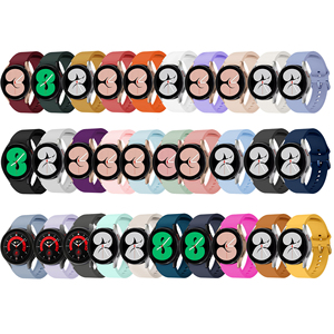 สายนาฬิกาซิลิโคนแบบ Win-Win สำหรับ <span class=keywords><strong>Samsung</strong></span> <span class=keywords><strong>Galaxy</strong></span> Watch 4 5 <span class=keywords><strong>6</strong></span> และ Watch 5 Pro สไตล์ทางการ ขนาด 20 มม. สายนาฬิกาอัจฉริยะ - Product Image 2