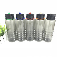 Bouteille d'eau en plastique tendance avec poignée, vente en gros de Chine, idéale pour l'extérieur