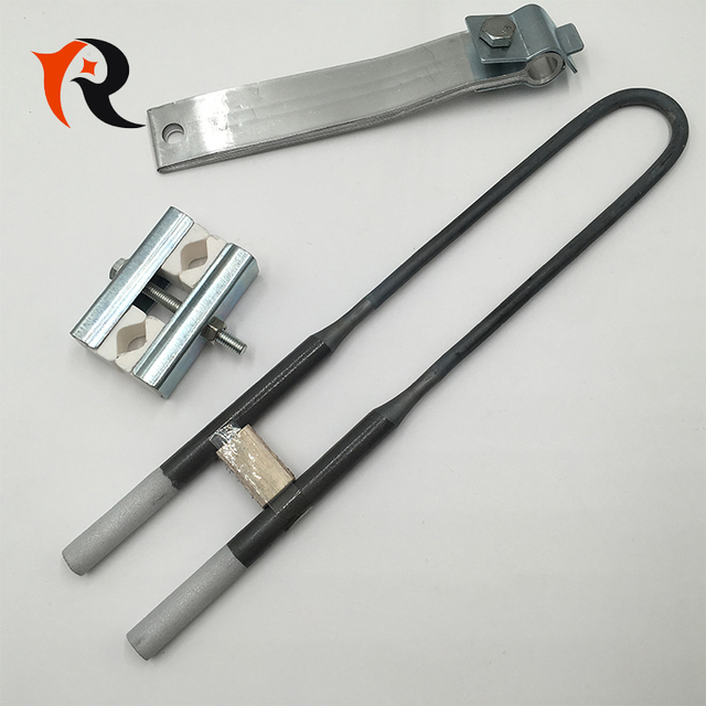 High Temperature Industrial 4/9 6/12 MoSi2 Heater with Connector Silicon Molybdenum Rod