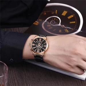 Drioshipping Quartz <b>Watch</b> <b>Men</b> Luxury <b>Watches</b> <b>Mens</b> Top New Chronograph Wristwatch Steel Strap Clock Reloj Hombre - Product Image 4