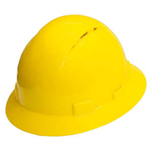 قبعة صلبة مع قبعة من الصلب خفيفة الوزن قابلة للتنفس ومريحة قابلة للتعديل بحافة كاملة وغطاء متين بلون كامل - Product Image 2