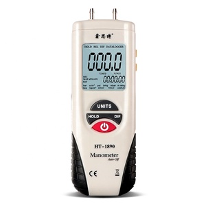 Kỹ thuật số Áp kế di động cầm tay Air gas đo áp suất Meter 11 đơn vị với đèn nền 13kpa kép LCD hiển thị - Product Image 1